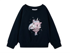 Name It sweatshirt dark sapphire med ballerina